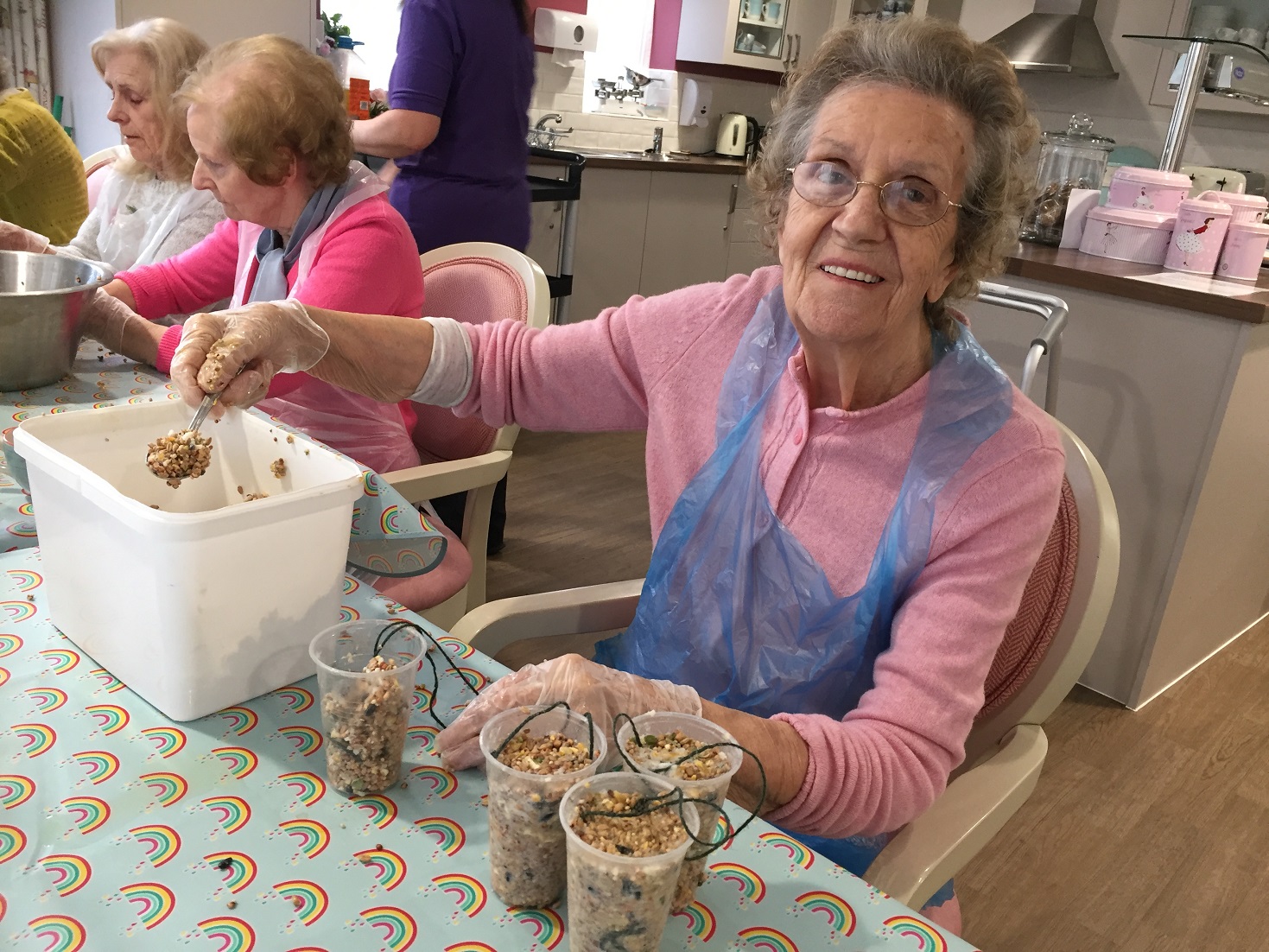 Sutton Coldfield care home residents set their eyes on the skies